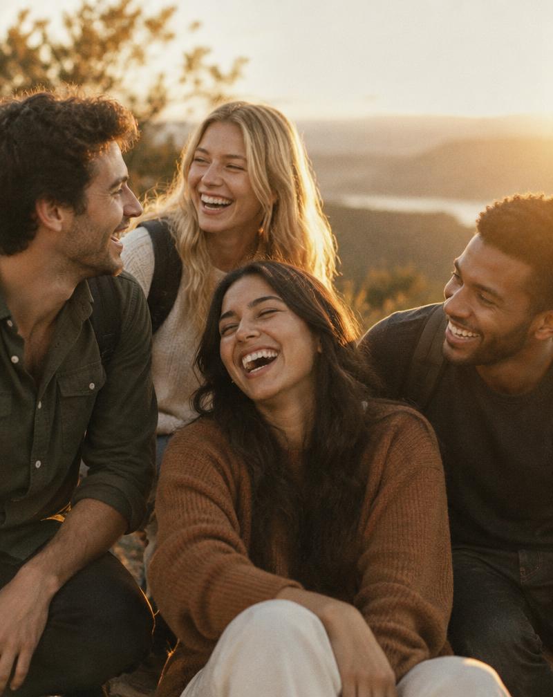Sample friends and group session photograph